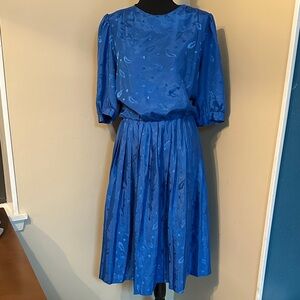 80’s Plaza South Blue Women's Dress